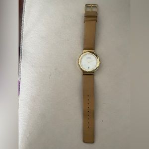 Skagen Gold and Tan Women's Watch